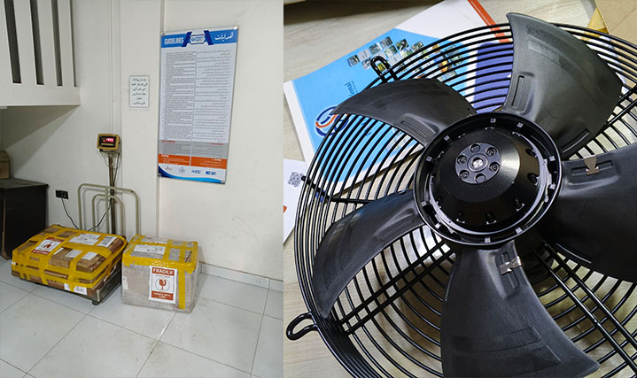 Supply of ebm-papst AC Axial Fans to a Leading Hotel in Pakistan